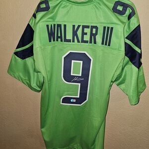 Green Football Jersey with Number 9
